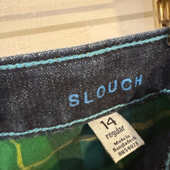 GAP Kids Denim with Blue and Green Lining. - Picture 3 of 4